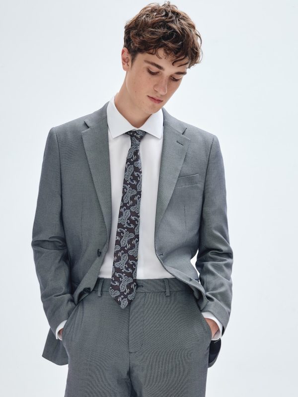 Chaqueta de hombre conjunto traje estructura - 830 Antracita