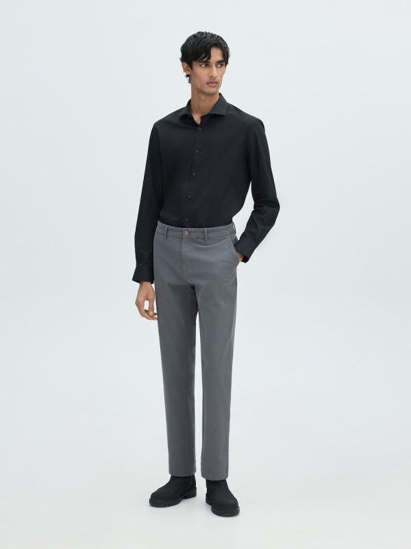 Chino de hombre slim bi-stretch - 830 Antracita