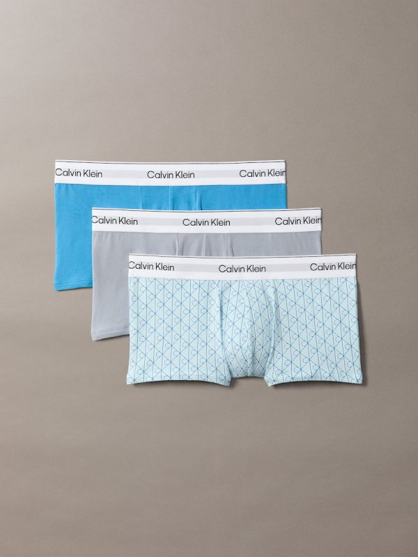 Pack de 3 bóxers de tiro bajo - Icon Cotton Stretch - Multicolor