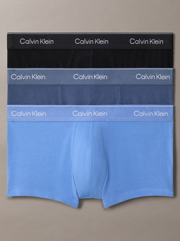 Pack de 3 bóxers ajustados de tiro bajo - Icon Cotton Stretch - Multicolor
