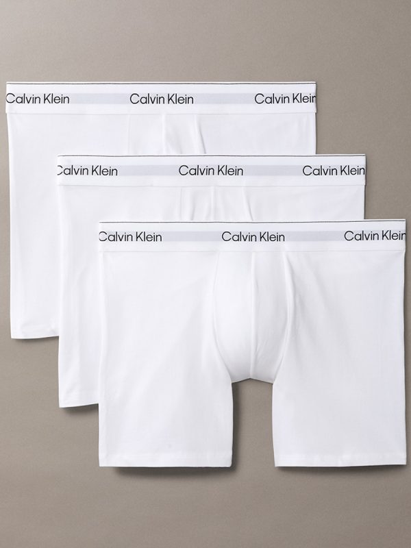 Pack de 3 boxers largos - Icon Cotton Stretch