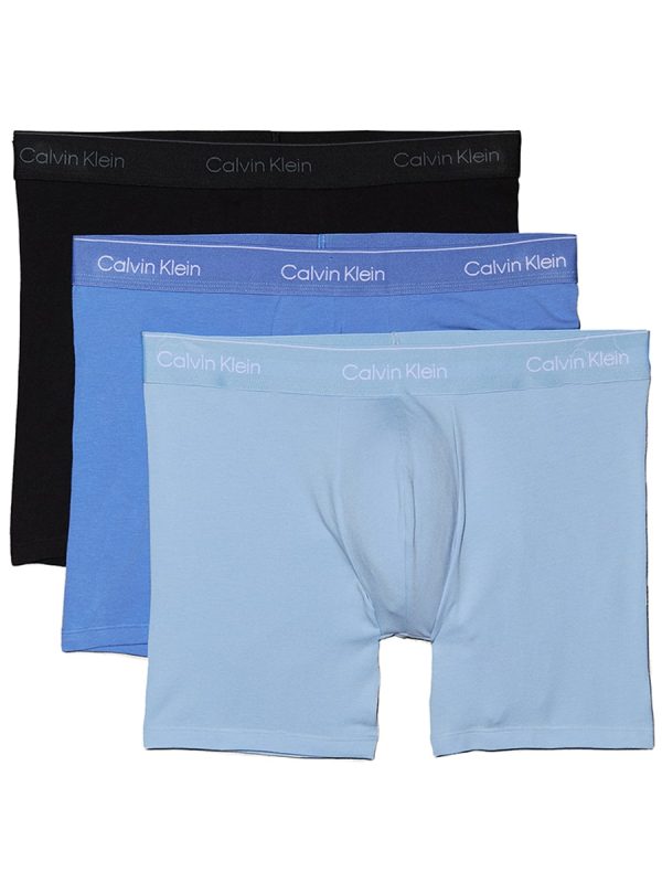 Pack de 3 boxers largos - Icon Cotton Stretch - Multicolor