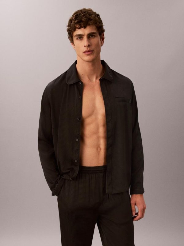Camisa de manga larga - Negro