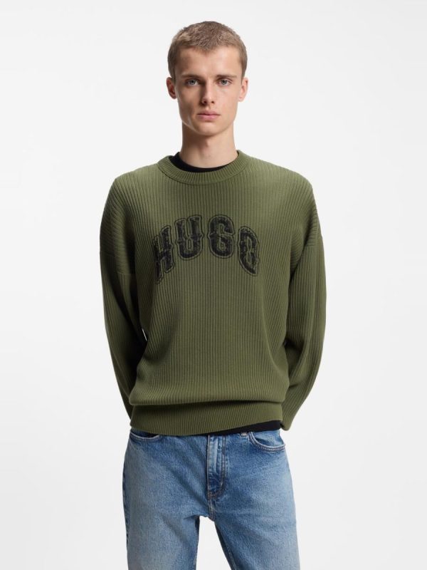 Jersey manga larga de hombre - Verde