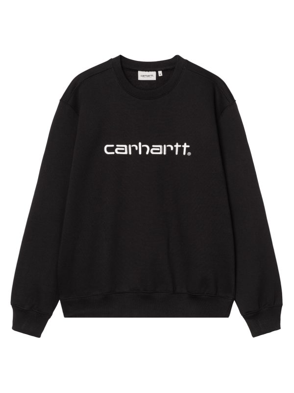 Sudadera chándal de hombre Carhartt Sweat - Negro