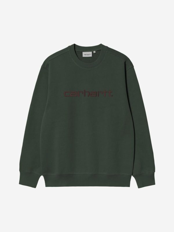Sudadera chándal de hombre Carhartt Sweat - Verde