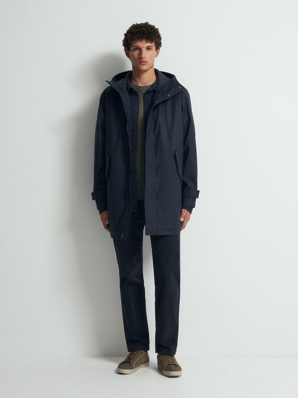 Parka lluvia - Azul marino