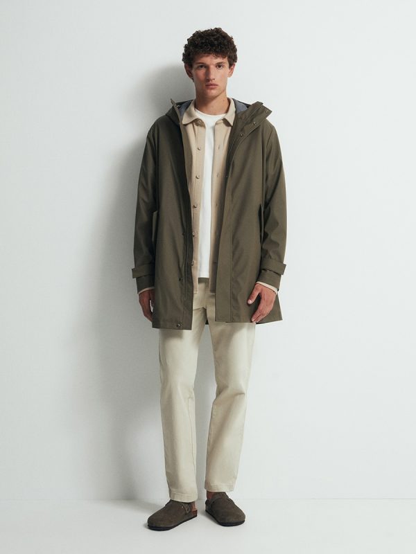 Parka lluvia - 520 Kaki