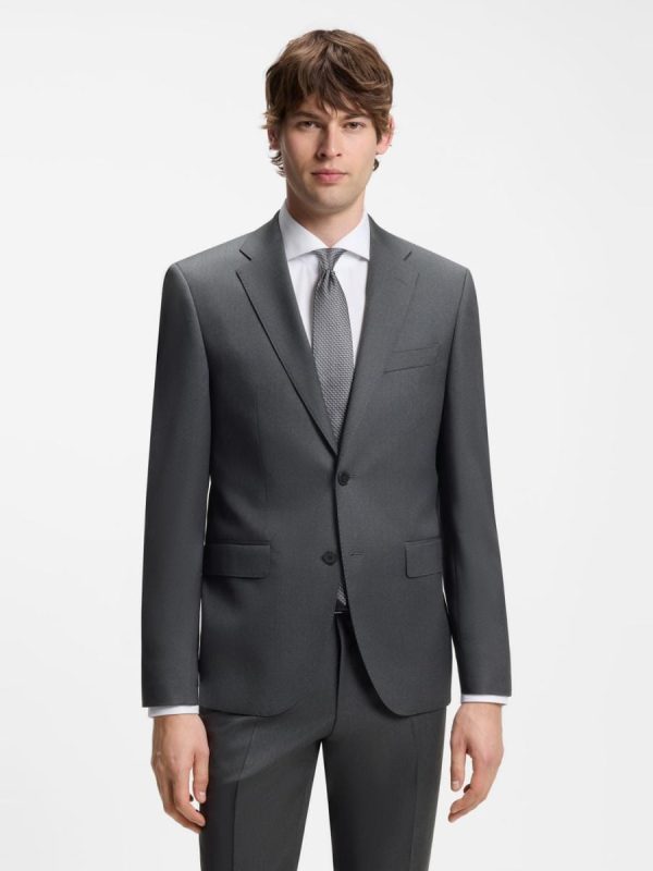 Americana de hombre separada en tallas grandes. - Gris