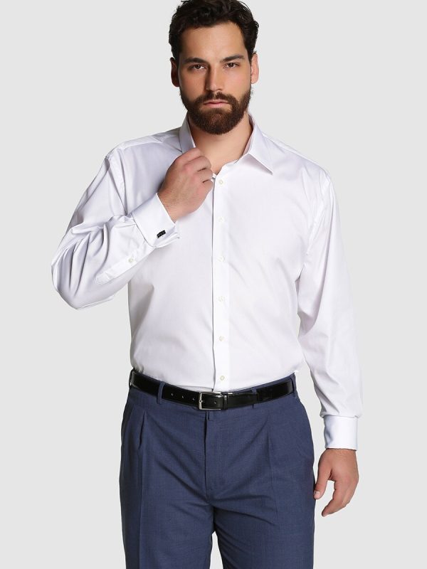 Camisa Regular de hombre tallas grandes - Blanco