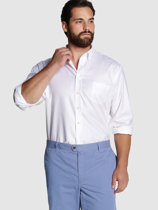 Camisa Regular de hombre tallas grandes - Blanco