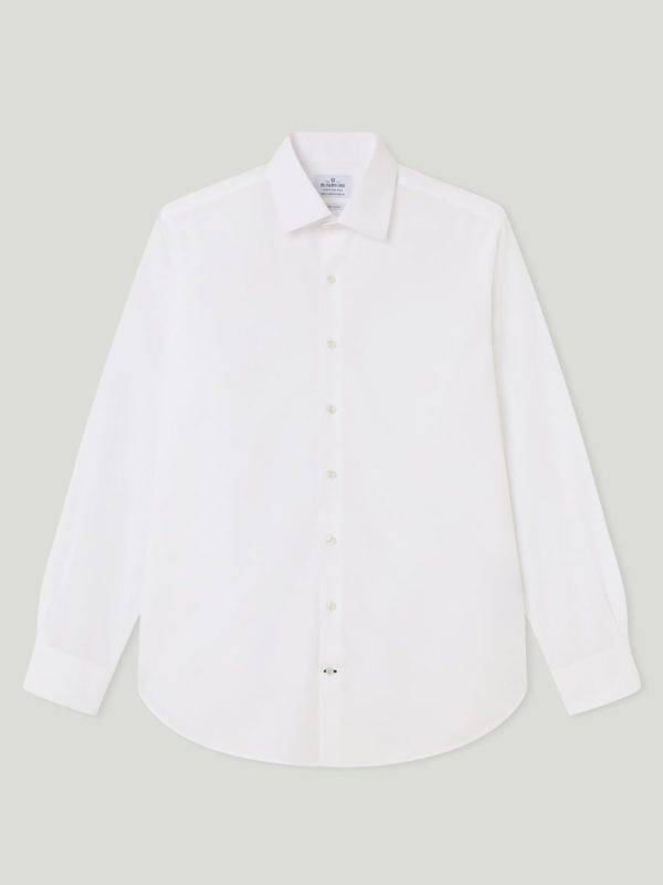 Camisa de hombre Non Iron tallas grandes - Blanco