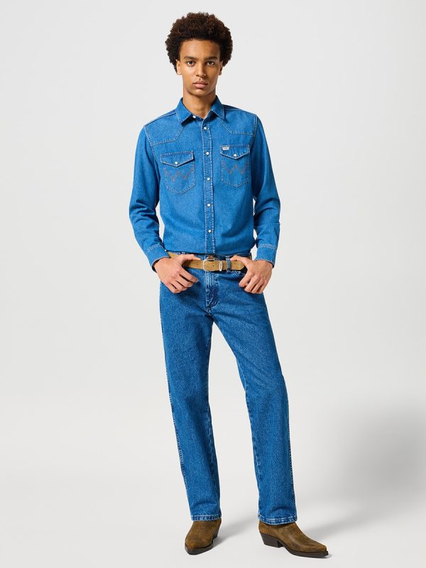 Pantalon 5 bolsillos de hombre 13MWZ - Azul