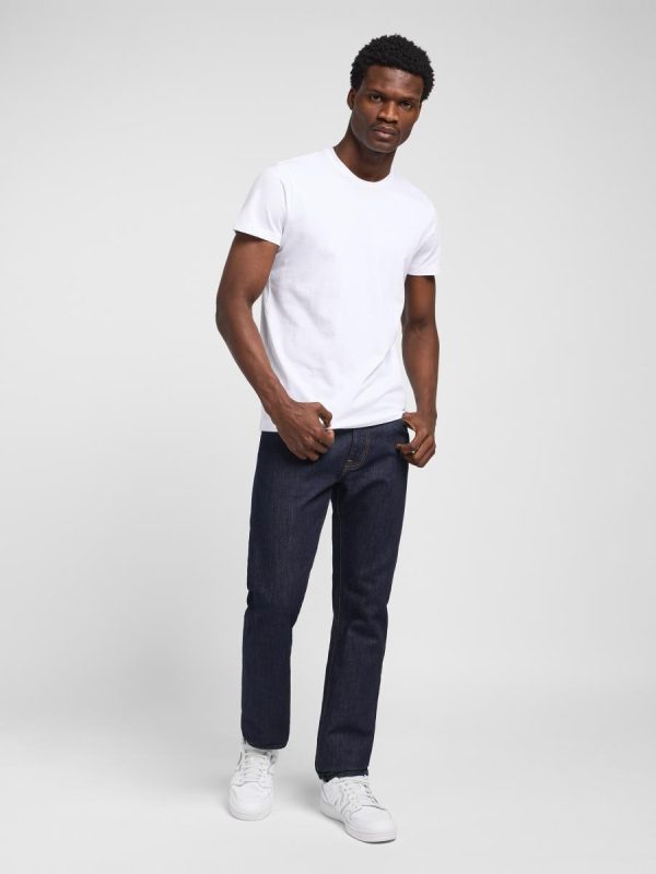 Vaquero 5 bolsillos de hombre Daren Zip - Azul índigo