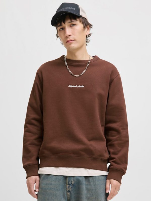 Sudadera de hombre con capucha y bolsillo - Marrón oscuro