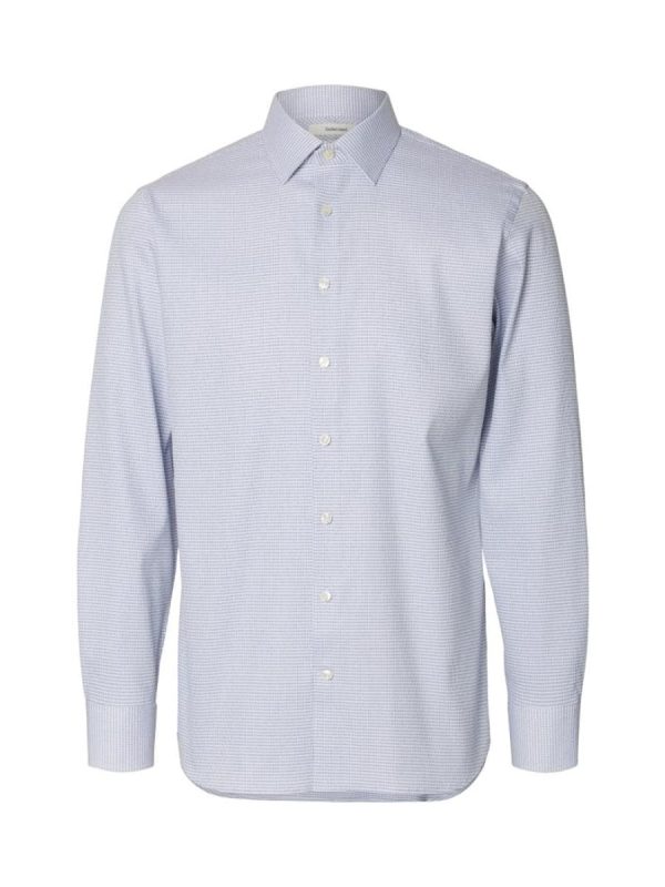Camisa de hombre slim fit - Azul claro