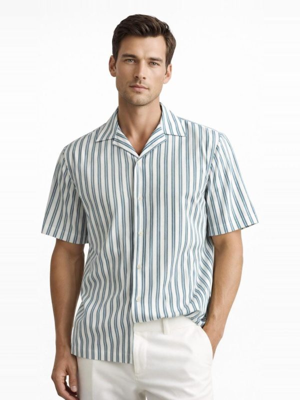 Camisa de hombre manga corta - Verde