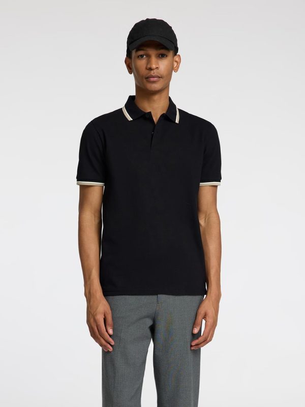 Polo de hombre manga corta - Azul marino