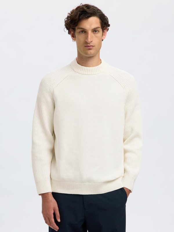 Jersey de hombre cuello redondo - Blanco