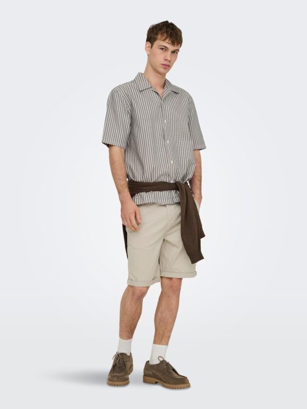Short de hombre regular fit - Beige