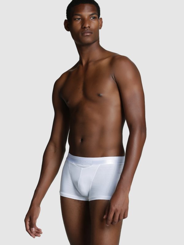 Boxer de punto de hombre Hom - Blanco