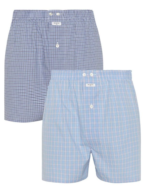 Pack dos boxer de hombre de tela - Azul