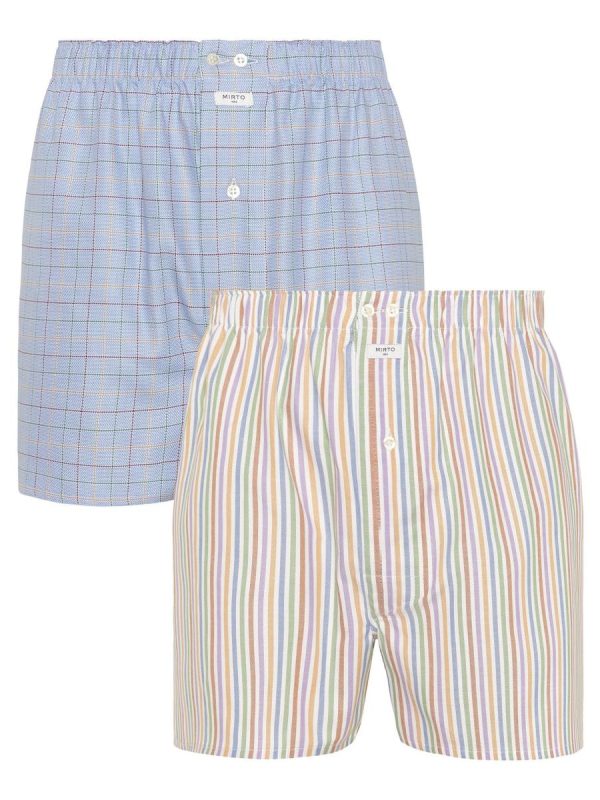 Pack dos boxer de hombre de tela - Naranja