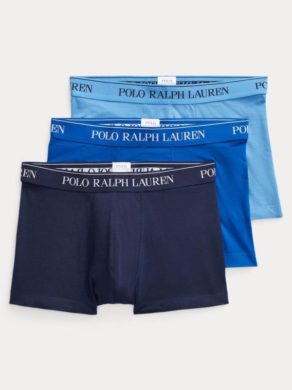 Pack tres boxers algodón de hombre - Azul