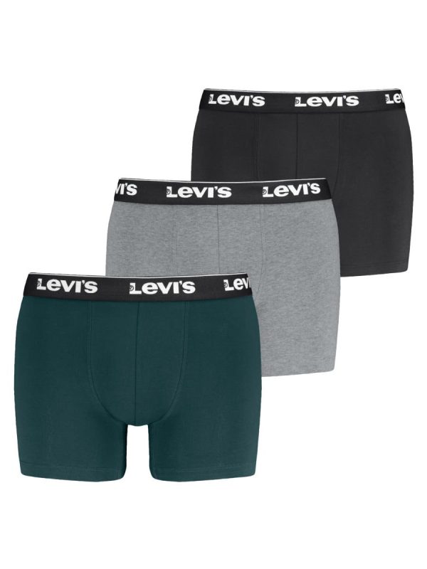 Bóxer de hombre de Levi's® (pack de 3) - Verde oscuro