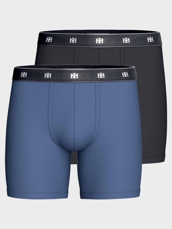 Bipack de boxers cerrados de hombre de lyocell. - Multicolor