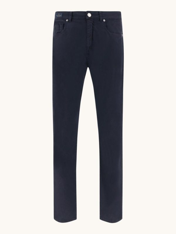 Pantalón de hombre Varese cinco bolsillos Tencel 3.65 - Azul