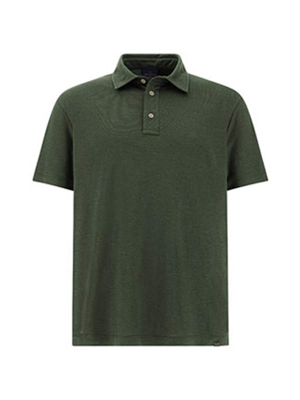 Polo de hombre manga corta interlock Xsoft - Verde