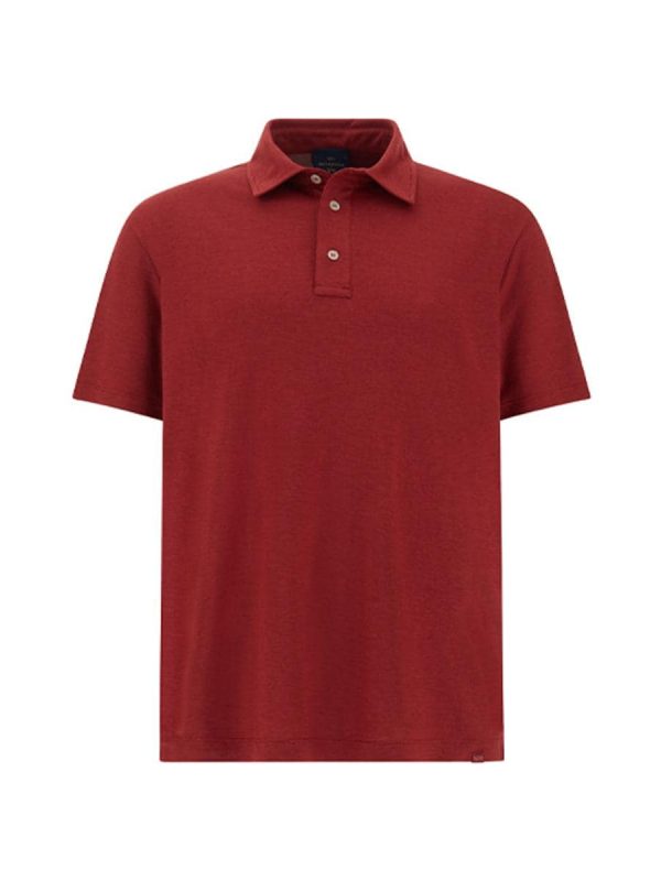 Polo de hombre manga corta interlock Xsoft - Rojo