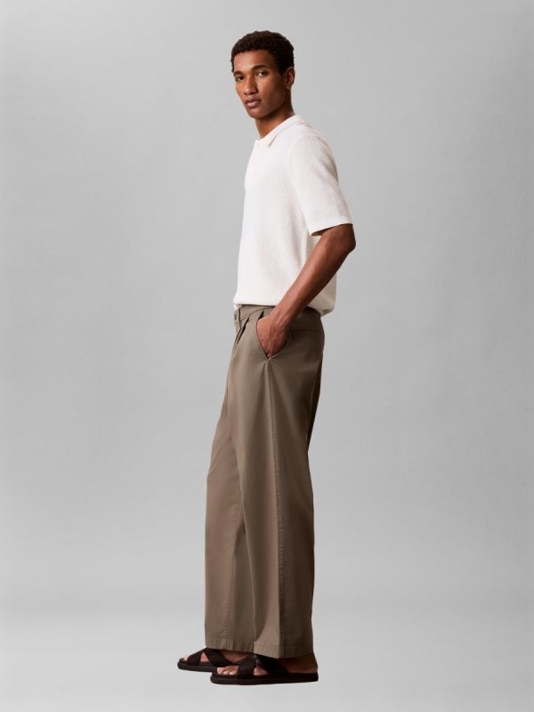 Pantalón Chino Hombre Straight Fit - Verde