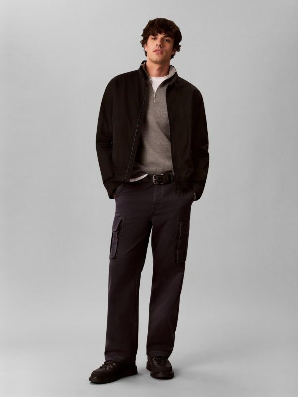 Pantalón cargo Hombre baggy de algodón - Azul marino
