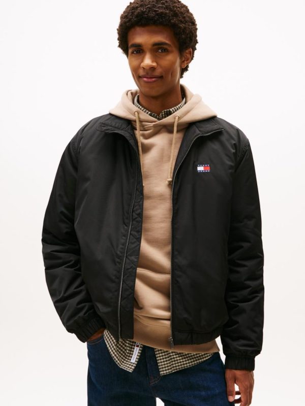 Chaqueta acolchada TJM Essential Padded Jacket Ext de Tommy Jeans - Negro