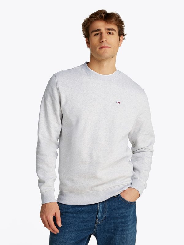 Sudadera de hombre cuello redondo regular fit - Gris