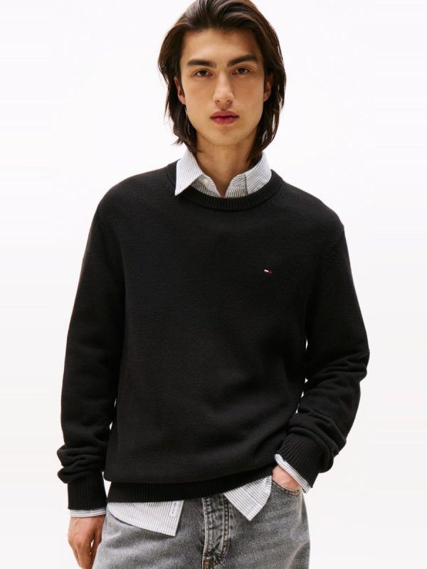 Punto TJM Slim Ess Sweater Ext de Tommy Jeans - Negro