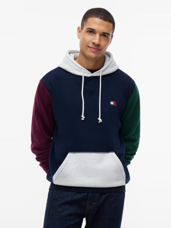 Sudadera con capucha TJM Reg Badge de Tommy Jeans - Azul marino